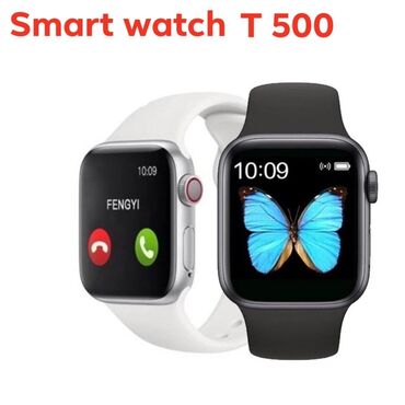 Smart watch T 500 умные часы Функции часов : Можно принимать и