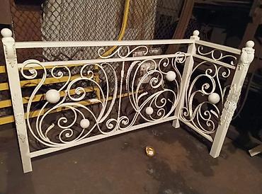 Изготовление перил: Изготовление перил Материал: Кованное железо, Наружные, Бесплатный замер — 211