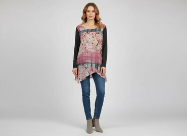 sukienka tunika boho: Women`s tunic, size S