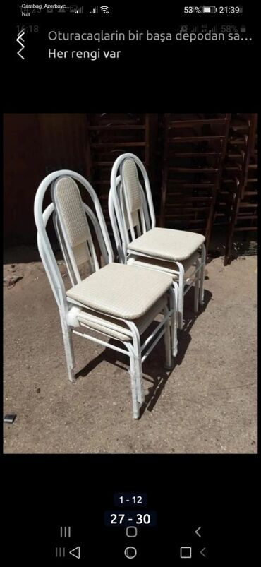 Restoran mebeli: Viza stullar Ofis stulları Topdan satisi Topdan və pərakəndə -da lalafo.az — 18 Restoran mebeli: Viza stullar Ofis stulları Topdan satisi Topdan və pərakəndə — 18