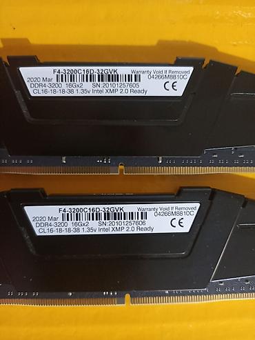 ram ddr4: Оперативная память (RAM) для ПК, Б/у, G.SKILL, 32 ГБ, DDR4, 3200 МГц — 6