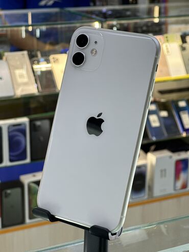 Apple iPhone: IPhone 11, Б/у, 128 ГБ, Белый, 86 %