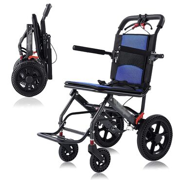 Инвалидные коляски: Инвалидная коляска 8кг новая 24/7 доставка Бишкек, компактные