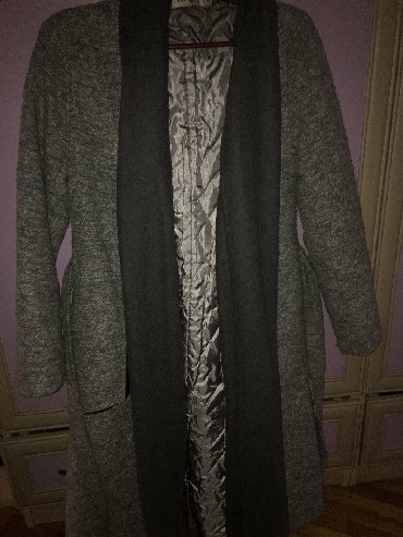 zhenskie kozhanye palto: Пальто Max Mara, L (EU 40), цвет - Серый