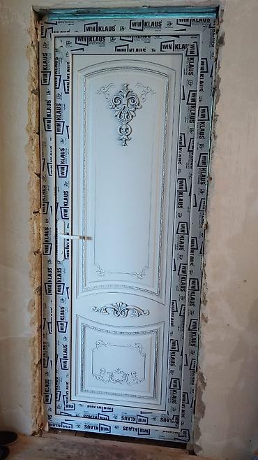 plastic qapi: Yeni Plastik qapı 80x200 sm Zamok və çərçivə ilə, Zəmanətli, Pulsuz quraşdırma, Pulsuz çatdırılma, Rayonlara çatdırılma — 3