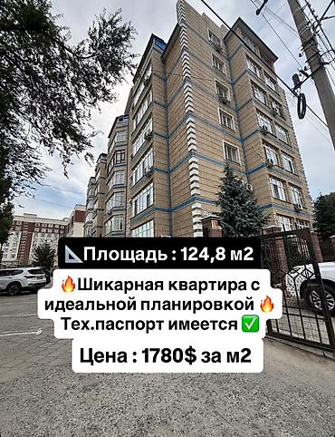 Продажа квартир: 3 комнаты, 124 м², БГУ Элитка, 2 этаж, Требуется ремонт — 1