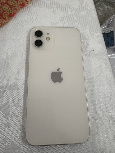 зарядное iphone 4: IPhone 12, Колдонулган, 64 ГБ, Ак, Кабель, Куту, 79 %