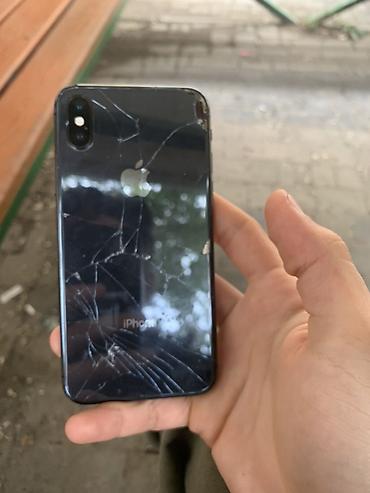 apple x: IPhone X, 256 GB, Qara, Qırıq — 2
