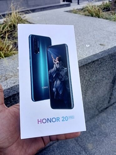 Honor: Honor 20 Pro, 256 GB, rəng - Göy, İki sim kartlı, Zəmanət, Sənədlərlə