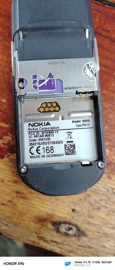 Nokia: Nokia rəng - Qara, Düyməli — 8