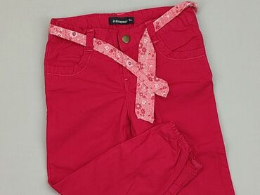 spodnie by o la la: Material trousers, Inextenso, 2-3 years, 98, condition - Very good