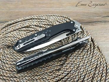 клинок уй: Складной нож Локи Black от НОКС, сталь D2, рукоять G10 — 9