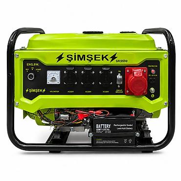 generator satilir: №: 7278 Məhsulun adı: Benzin generatoru Şimşek 5.5 kWt Brend: Şimşek — 1