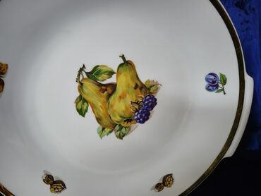 Ostali antikviteti: Kahla porcelanski servirni tanjir 7g.Nemacka. Oval je perfektan — 2