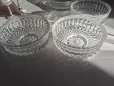 Kəsimli şüşə qablar dəsti - Material: qalın, şəffaf şüşə Qeyd lalafo.az -da Kəsimli şüşə qablar dəsti - Material: qalın, şəffaf şüşə Qeyd