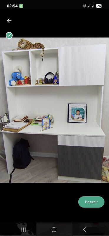 Sifarişlə mətbəx mebeli: Sifarişlə mətbəx dəsti, Özü çəkən petlələr, MDF, Kredit yoxdur, Pulsuz çatdırılma — 21