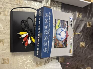 спутниковая тарелка купить: HDTV Set Top Box DVB‑T2 + Wi‑Fi Xüsusiyyətlər: - Rəqəmsal yerüstü TV