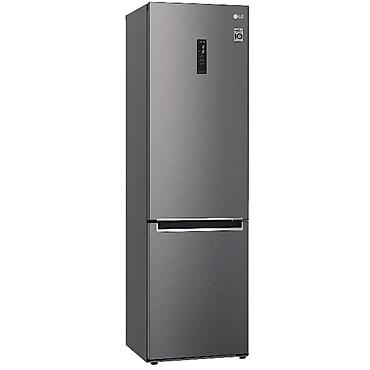 Холодильник LG с нижней морозильной камерой, цвет графитовый металл