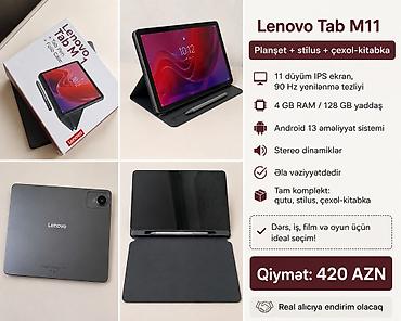 xiaomi pad mini qiymeti: Lenovo Tab M11 planşet dəsti Xüsusiyyətlər: - 11 düym IPS ekran, 90 — 1