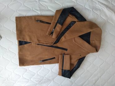 Kaputi: Camel zenski kaput vel 38-40Prelep model, efektan kaput camel boje sa — 9