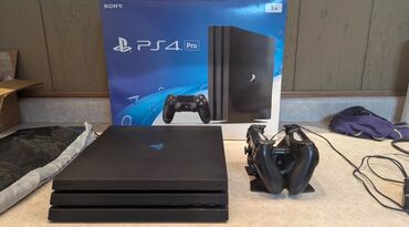 ps4 pro 250€: Yeni və problemsiz Playstation 4 Pro 1 TB - 16 Online oyun - 1TB