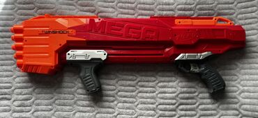 işlənmiş oyuncaqlar: NERF GUN Mega Twinshock, 30 manat (100 manata alınıb). Çox az
