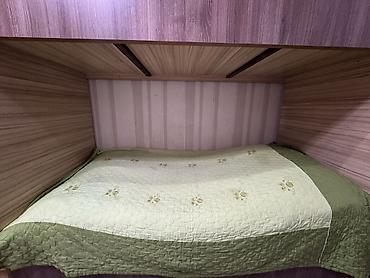 двухъярусные угловые кровати: İki mərtəbəli uşaq/yataq dəsti - Material: ağac teksturalı laminat — 3