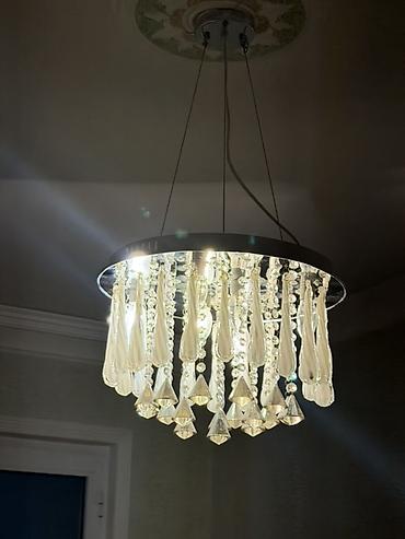 mis su qabi: Çılçıraq, 8 lampa, Xrustal — 2