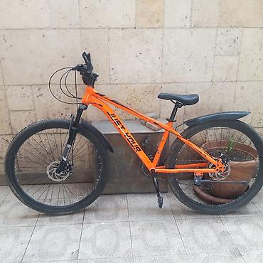 Dağ velosipedləri: MTB velosiped – Just Tour (portuqal narıncı rəng) - Çərçivə: yüngül — 3