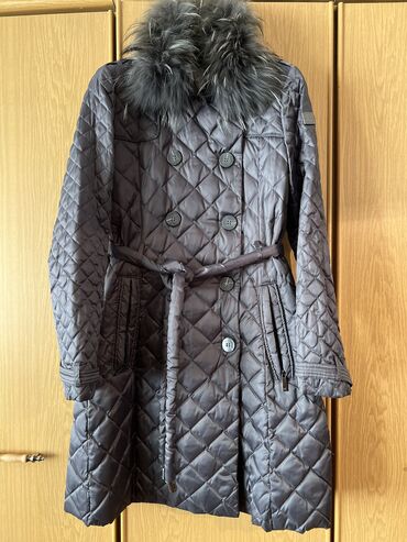 турецкий куртка: Стёганое турецкое пальто, межсезон. На тёплую зиму. Размер 40