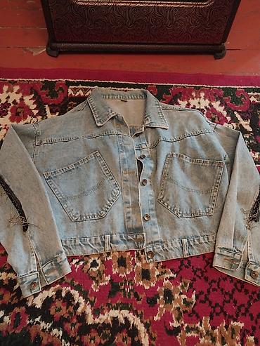 pencek: Açıq mavi rəngdə cins gödəkçə - Material: klassik denim (cins) - — 1