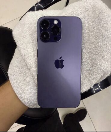 lightning переходник наушники: IPhone 14 Pro Max, 256 ГБ, Deep Purple, Коргоочу айнек, Каптама, 88 %