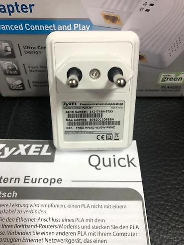 Modemi, ruteri i mrežni uređaji: ZyXEL HD Powerline Adapter – Starter Kit (PLA4201) - Mini Powerline — 5