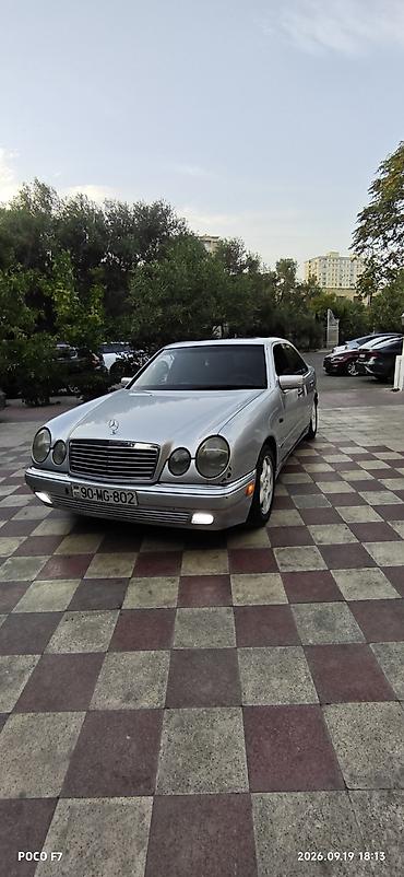 sernisin qazel: Mercedes-Benz E-Class (W210) sedan - Kuzov: 4 qapılı sedan, gümüşü — 2
