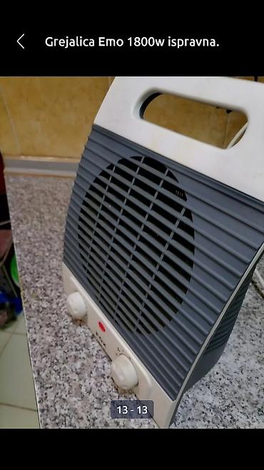 Kaloriferi: Grejalica duvaljka 2 brzine plus ventilator Fox 2000w. dobra. Veća — 3