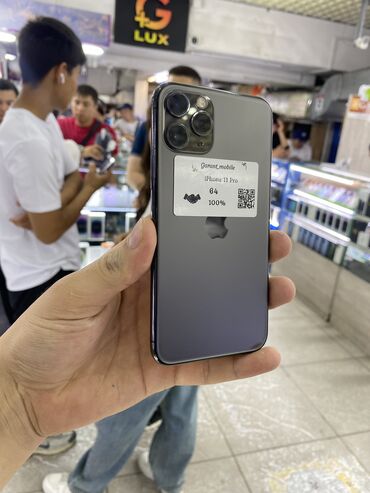 экран для ipod touch 5: IPhone 11 Pro, Б/у, 64 ГБ, Черный, Защитное стекло, Чехол, Кабель, 100 %