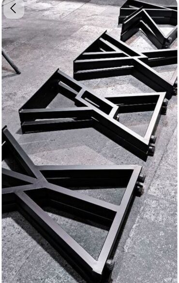 Masalar: Masa üçün metal ayaq dəstləri – modern dizaynlar - Material: qalın — 6