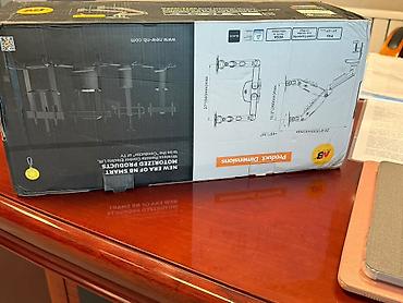 Kronşteynlər: NB North Bayou F160 – iki monitör üçün masaüstü quraşdırılan qaz yaylı — 3