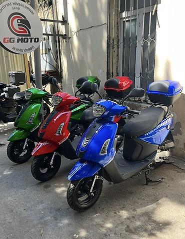 moto kasqa: Şəhər içi sürüş üçün praktik və qənaətcil skuterlər Məhsulun — 1