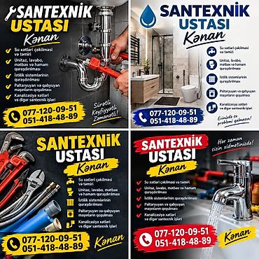 i̇s elani: Santexnik ustası tələb olunur, 6 ildən artıq təcrübə, Gecə növbəsində iş, Gündəlik ödəniş — 1