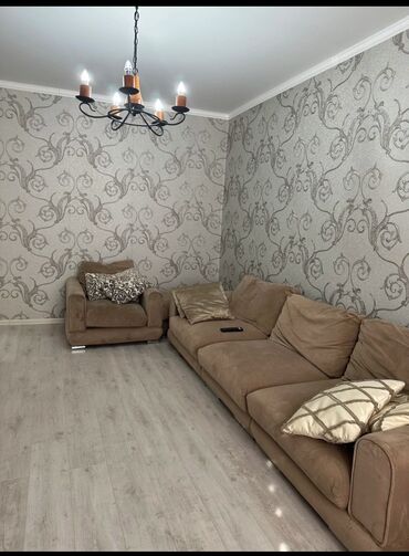 квартира бишкек жашаганга: 3 бөлмө, 70 кв. м, Жеке план, 5 кабат, Евроремонт