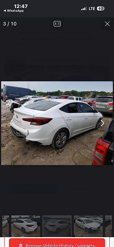 Продажа авто: Hyundai Elantra: 2019 г., 2 л, Автомат — 5