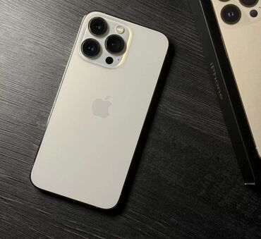 Apple iPhone: IPhone 13 Pro, Б/у, 128 ГБ, Серебристый, Коробка, 83 %