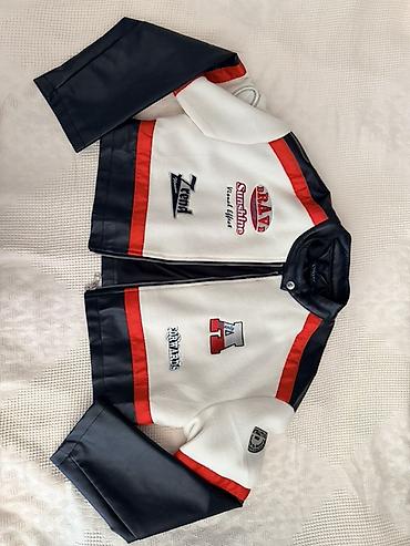 ust geyim: Cropped racing jacket укороченная гоночная куртка Состояние — 1
