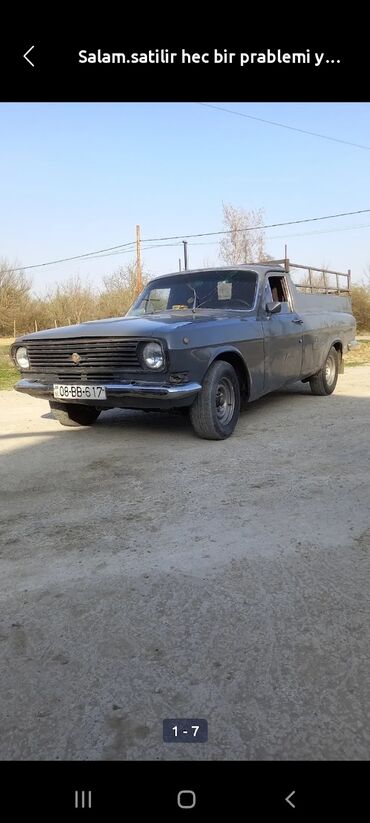 k 701 traktor: GAZ-24 model pikap yük maşını. Bu vasitə yük daşınması üçün