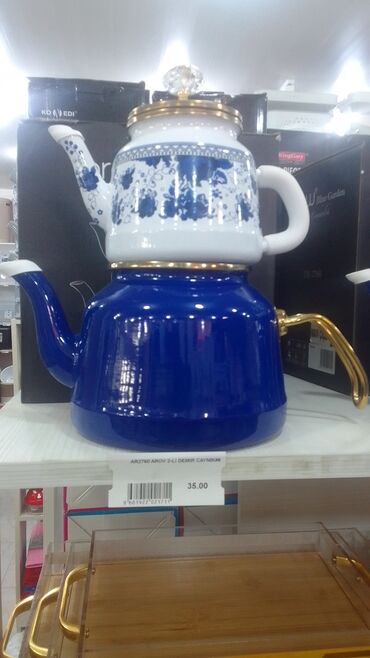Чайники: Новый, цвет - Синий, Чайник