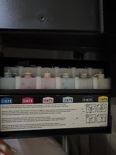 printer kraskalari: EPSON L805 rəngli printer - 6 rəngli orijinal Continuous Ink Tank — 6