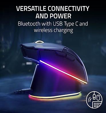 siçan qovucu: Razer Cobra Pro simsiz oyun siçanı – ağ rəng. Yeni ✅ - Qoşulma: 2.4 — 6
