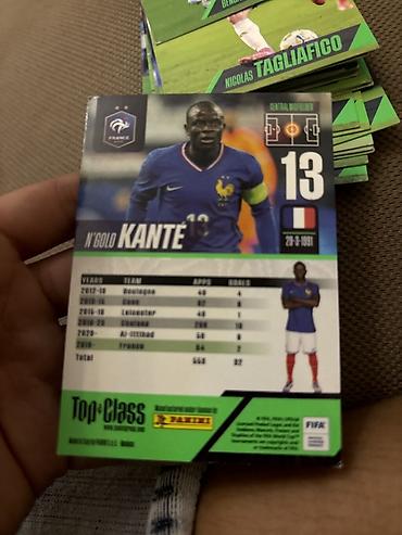 sak qosqu: Panini futbol kolleksiya kartları dəsti Məzmun: - Panini Top — 7