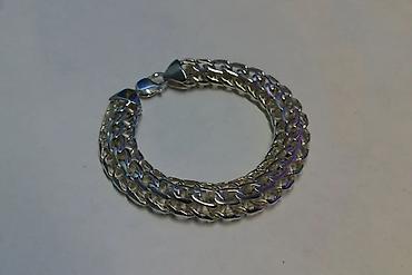 Серебряные цепочки: Браслет Питон 80 гр Ручная работа Серебро 925 проба Делаем на Заказ — 12